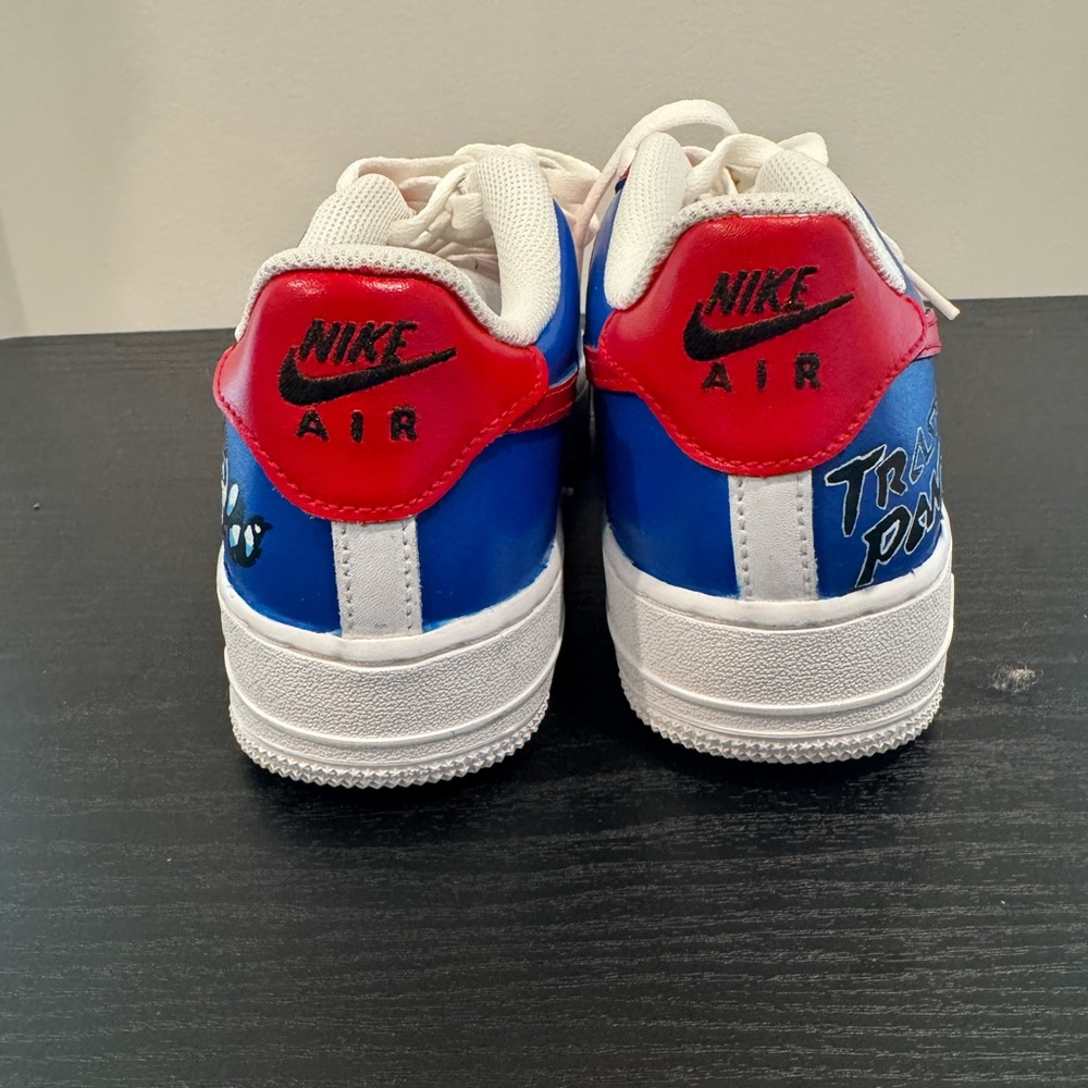 Custom Trash Panda Nike Air Force 1 W Sz 8.5/ Y7 - Picture 9 of 9